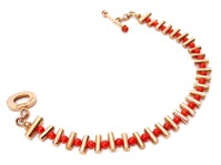 wa.pu.1– Yonna (Gold joy and movements), bracelet, 18 karat red gold, recycled red coral